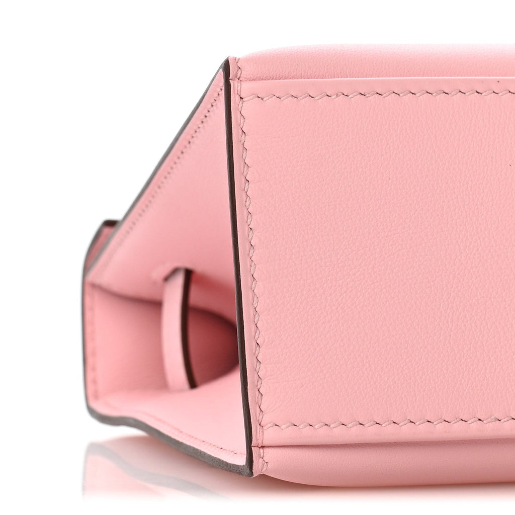 Swift Kelly Pochette Clutch Rose Sakura