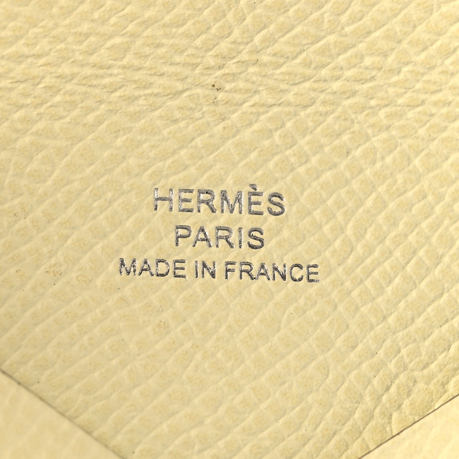 Epsom Calvi Card Case  Jaune Milton
