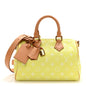 Calfskin Monogram Speedy P9 Bandouliere 25 Lemonade Yellow