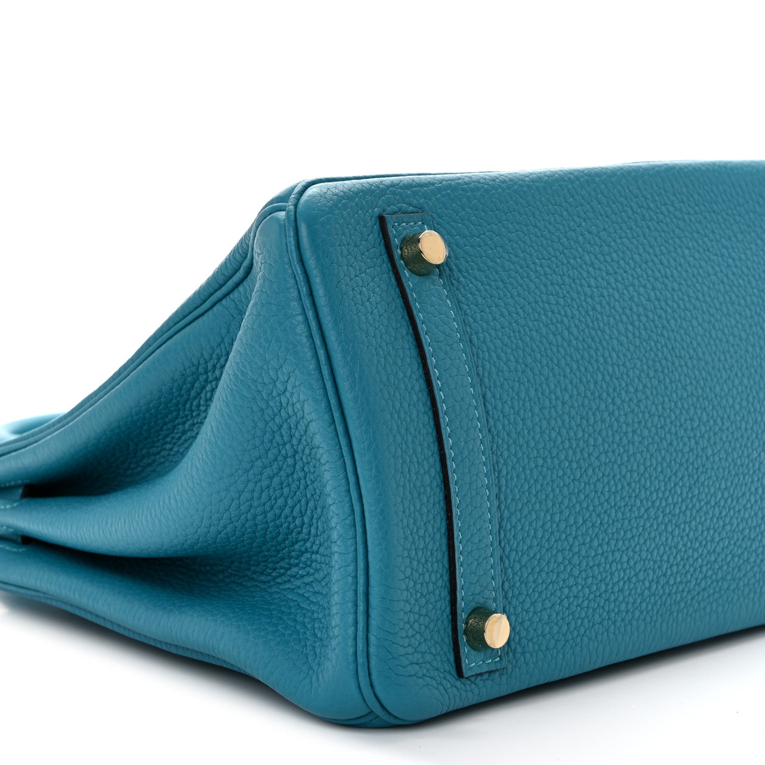 Taurillon Clemence Birkin 30 Turquoise