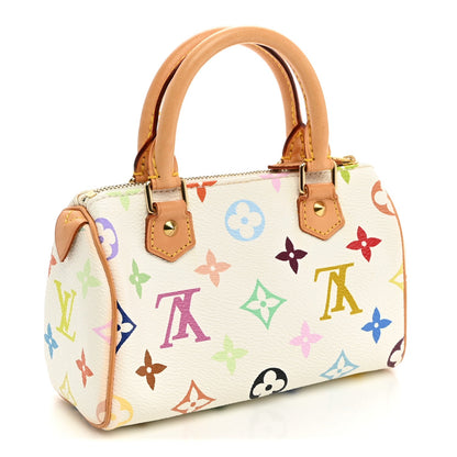 Monogram Multicolor Mini Sac HL Speedy White