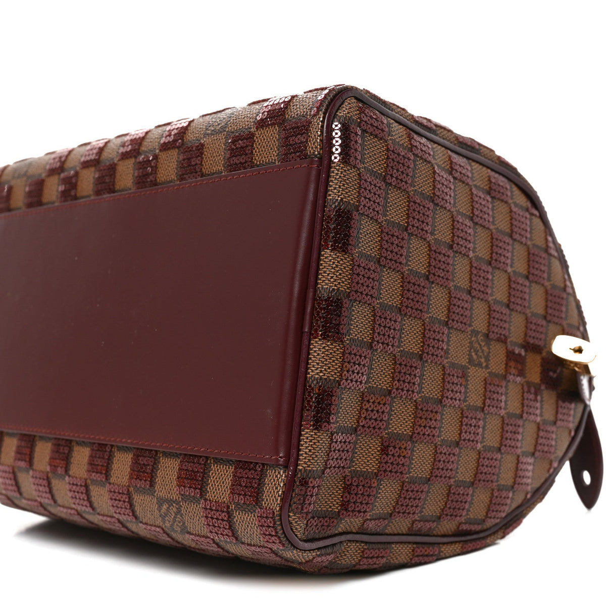 Damier Paillettes Speedy 30 Rouge