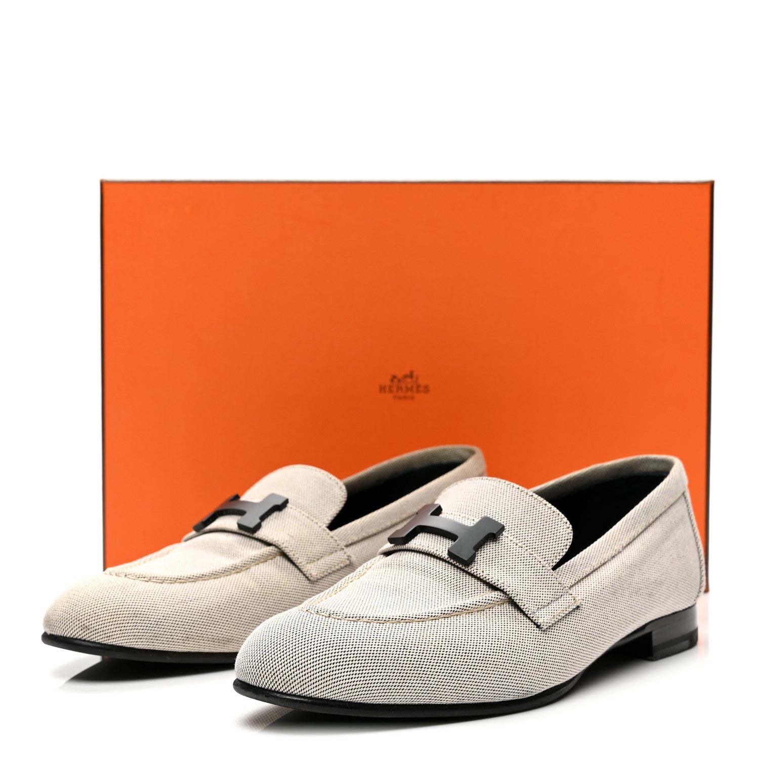 H Canvas Paris Loafers 37 Prunoir