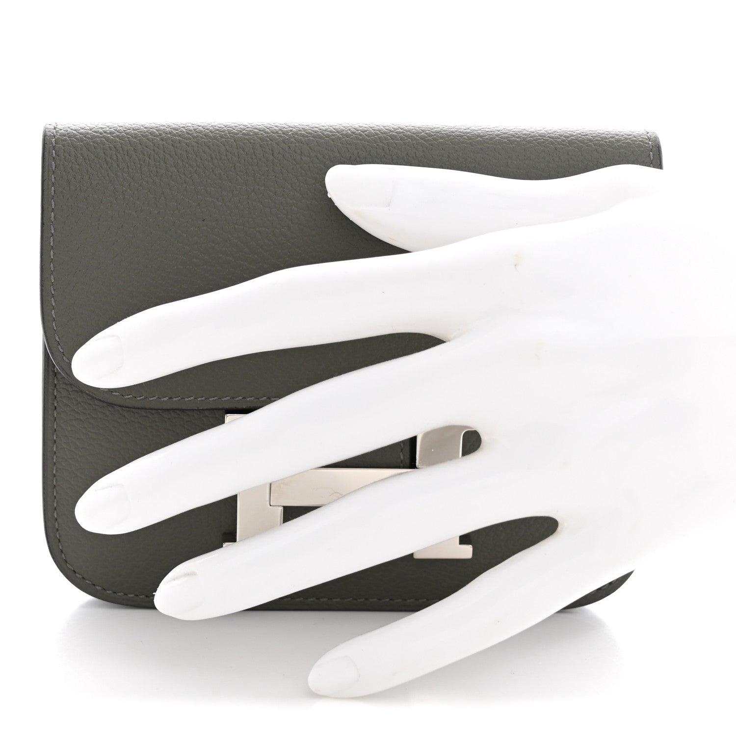 Evercolor Constance Slim Wallet Gris Meyer