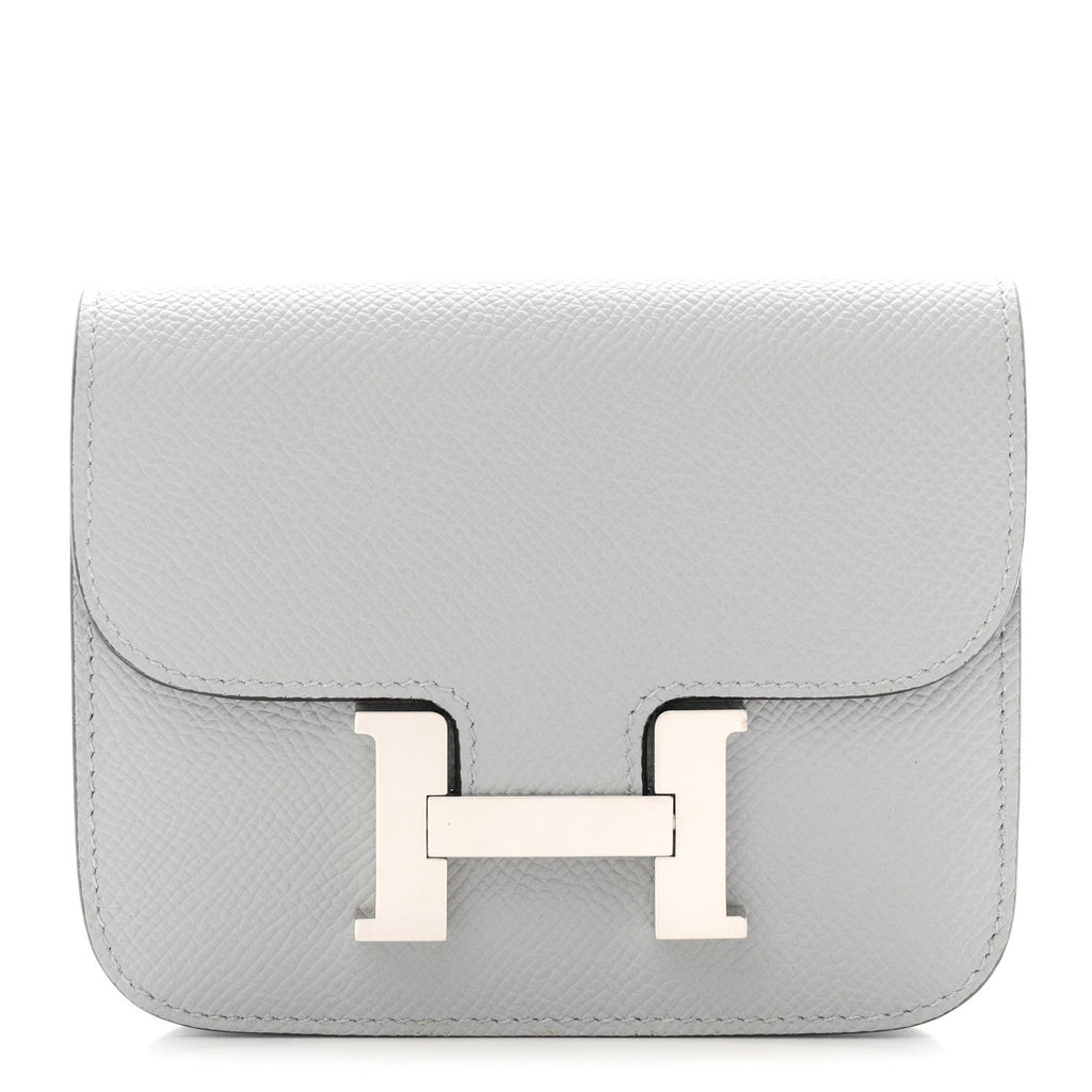 Epsom Constance Slim Wallet Bleu Glacier