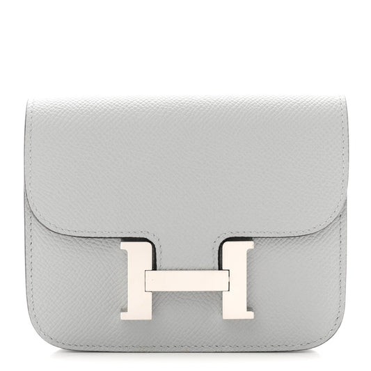Epsom Constance Slim Wallet Bleu Glacier