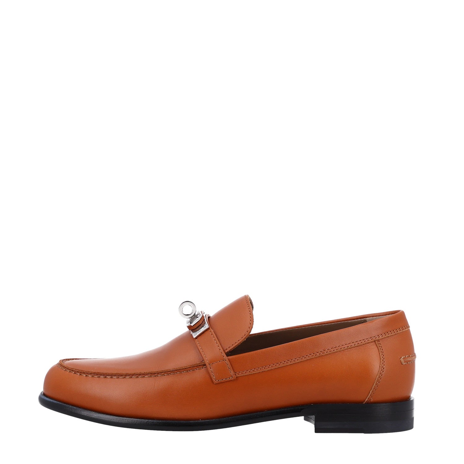 Calfskin Womens Destin Loafer 36 Naturel