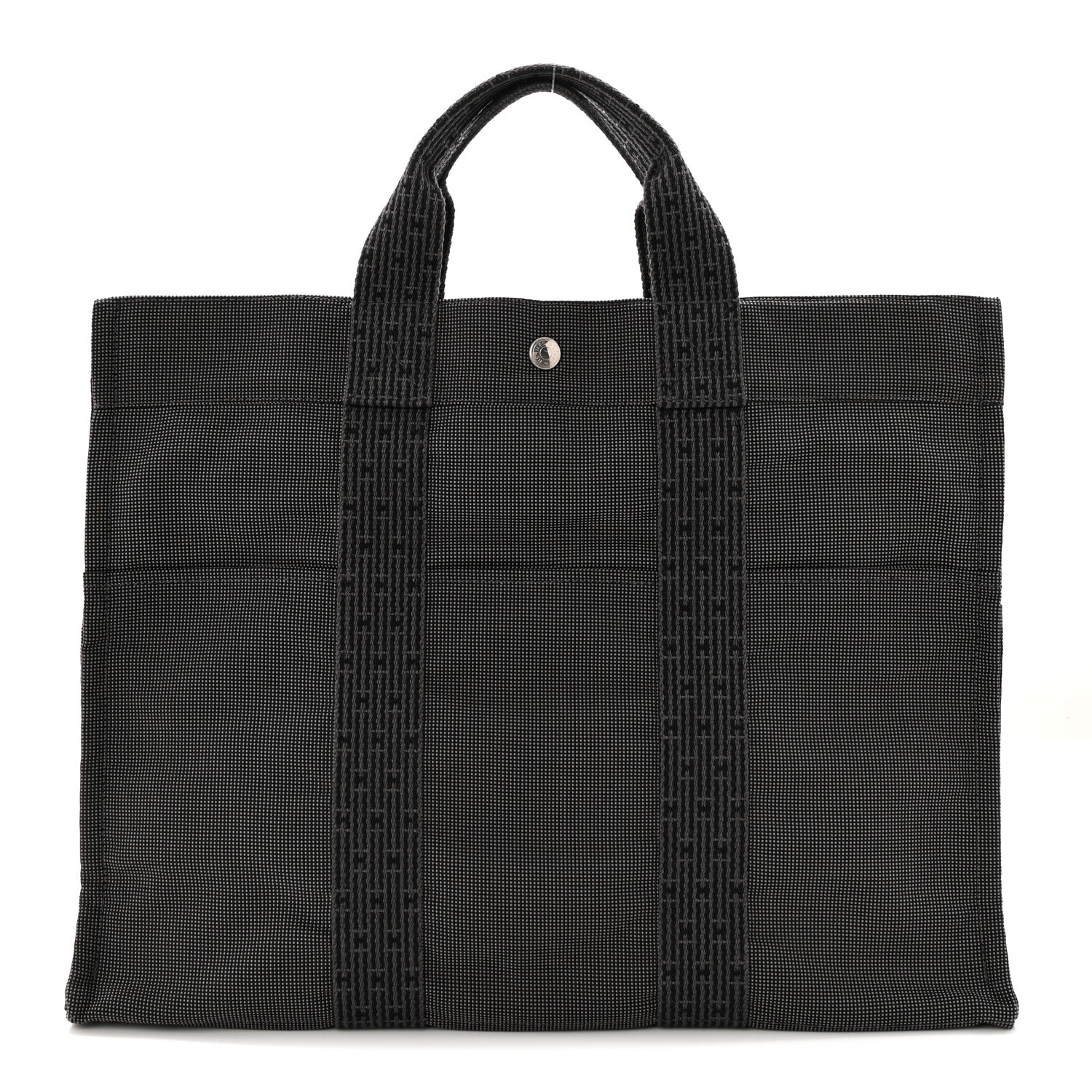 Canvas Herline MM Tote Grey