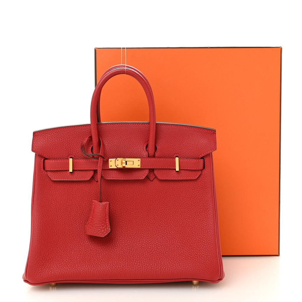 Togo Birkin 25 Rouge Vif
