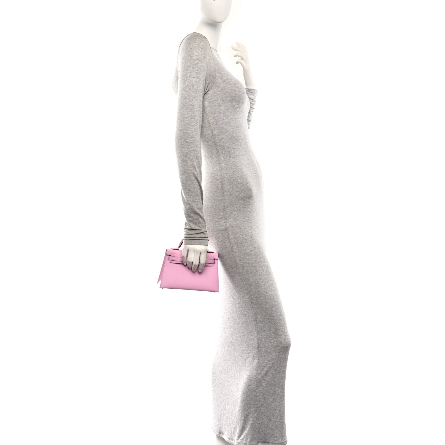 Epsom Mini Kelly Sellier 20 Mauve Sylvestre