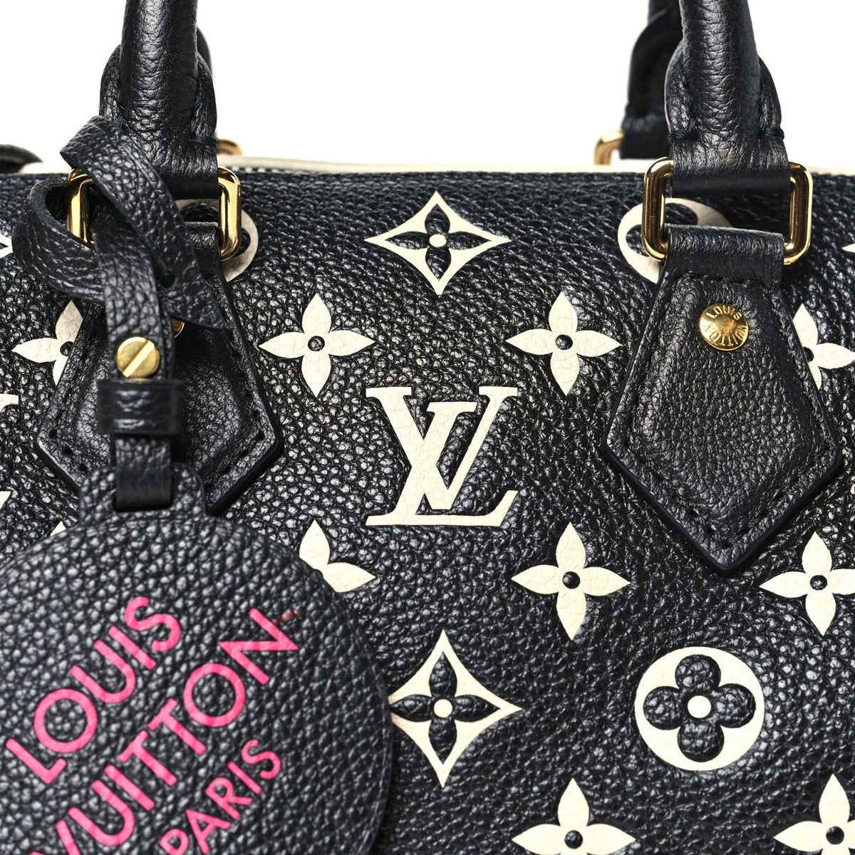 Empreinte Monogram Spring in the City Speedy Bandouliere 20 Black White Pink
