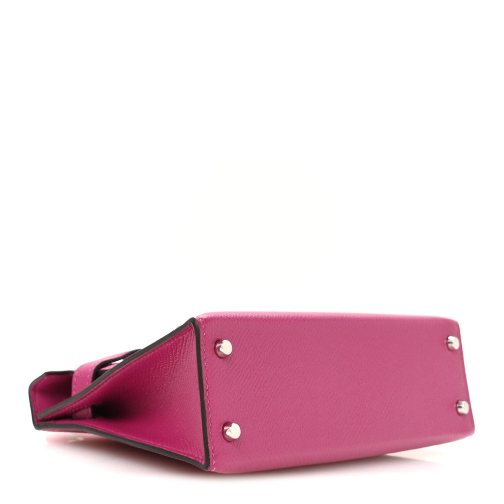 Epsom Mini Kelly Sellier 20 Rose Pourpre