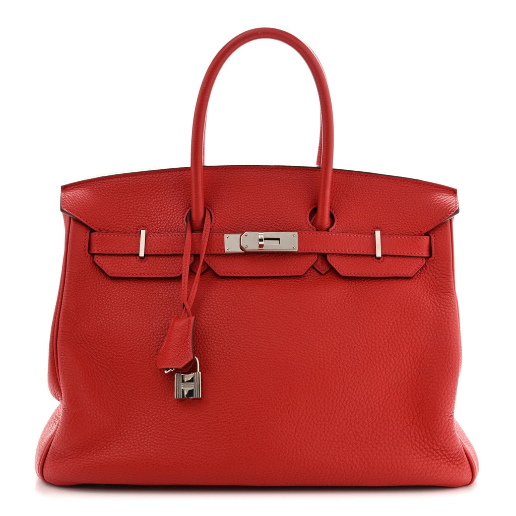 Togo BIRKIN 35 Rouge Casaque
