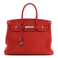 Togo BIRKIN 35 Rouge Casaque