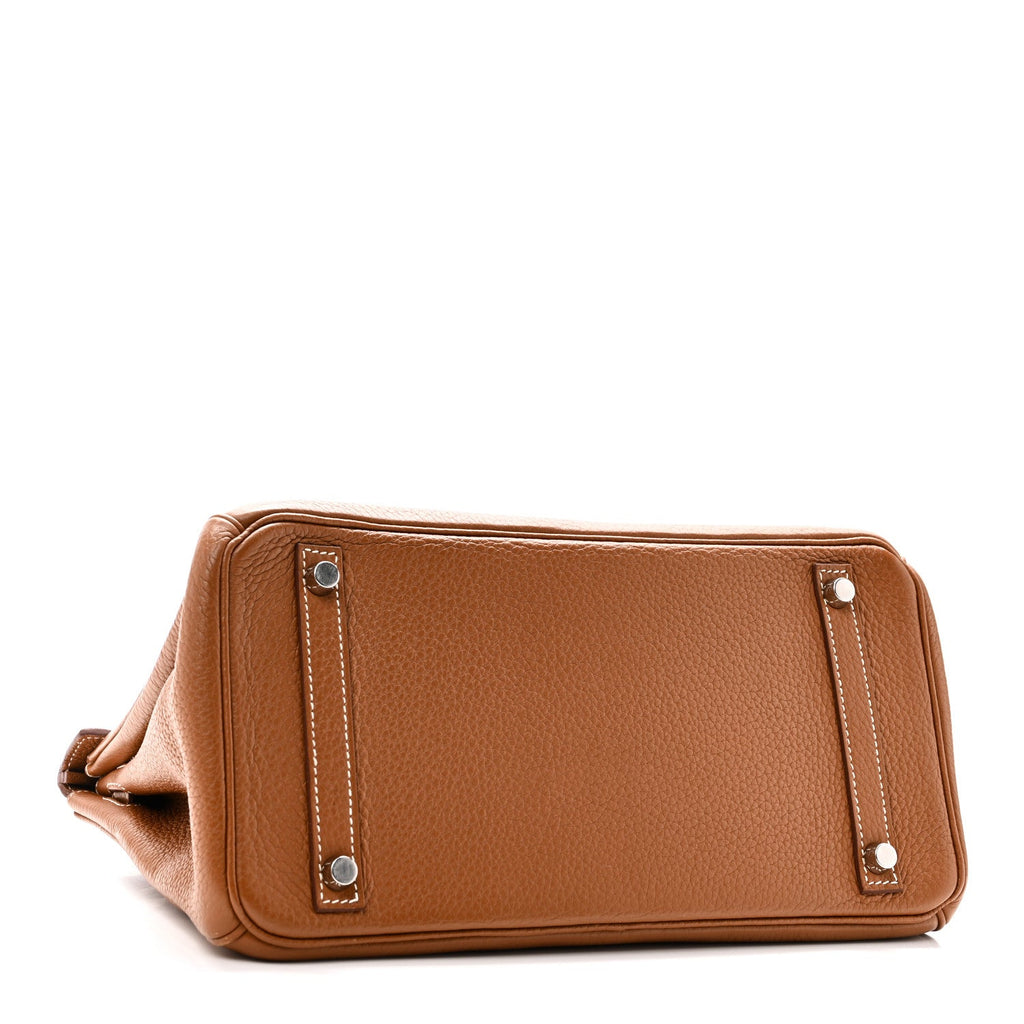 Taurillon Clemence Birkin 30 Gold