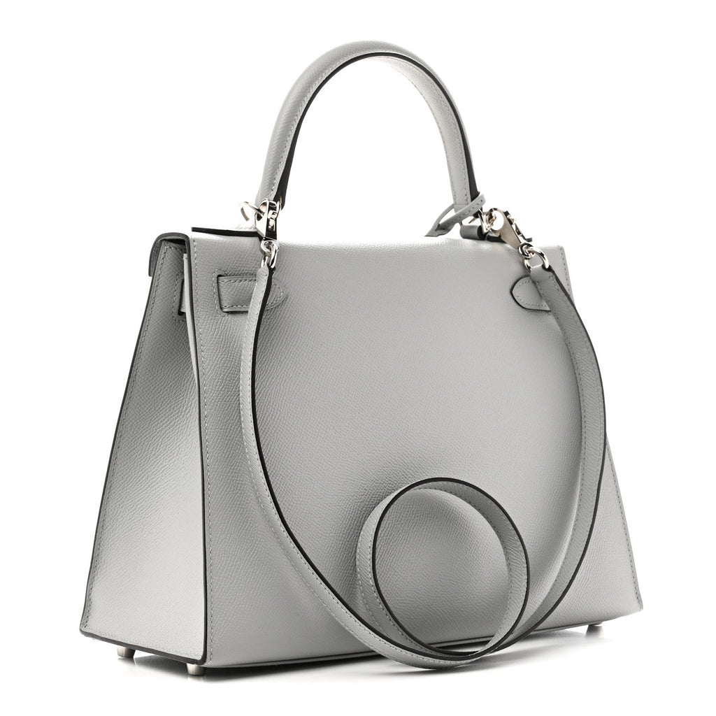 Epsom Kelly Sellier 28 Bleu Glacier