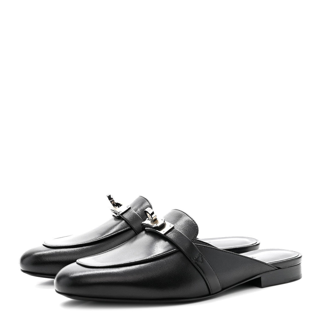 Goatskin Oz Mules 35 Black