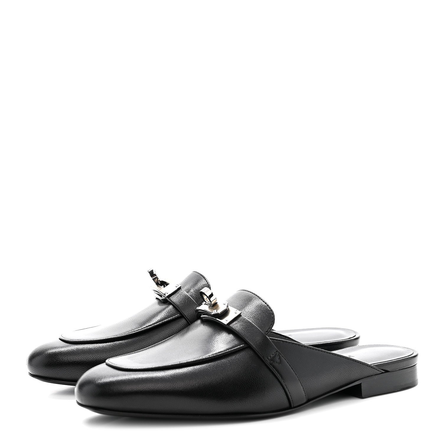 Goatskin Oz Mules 35 Black