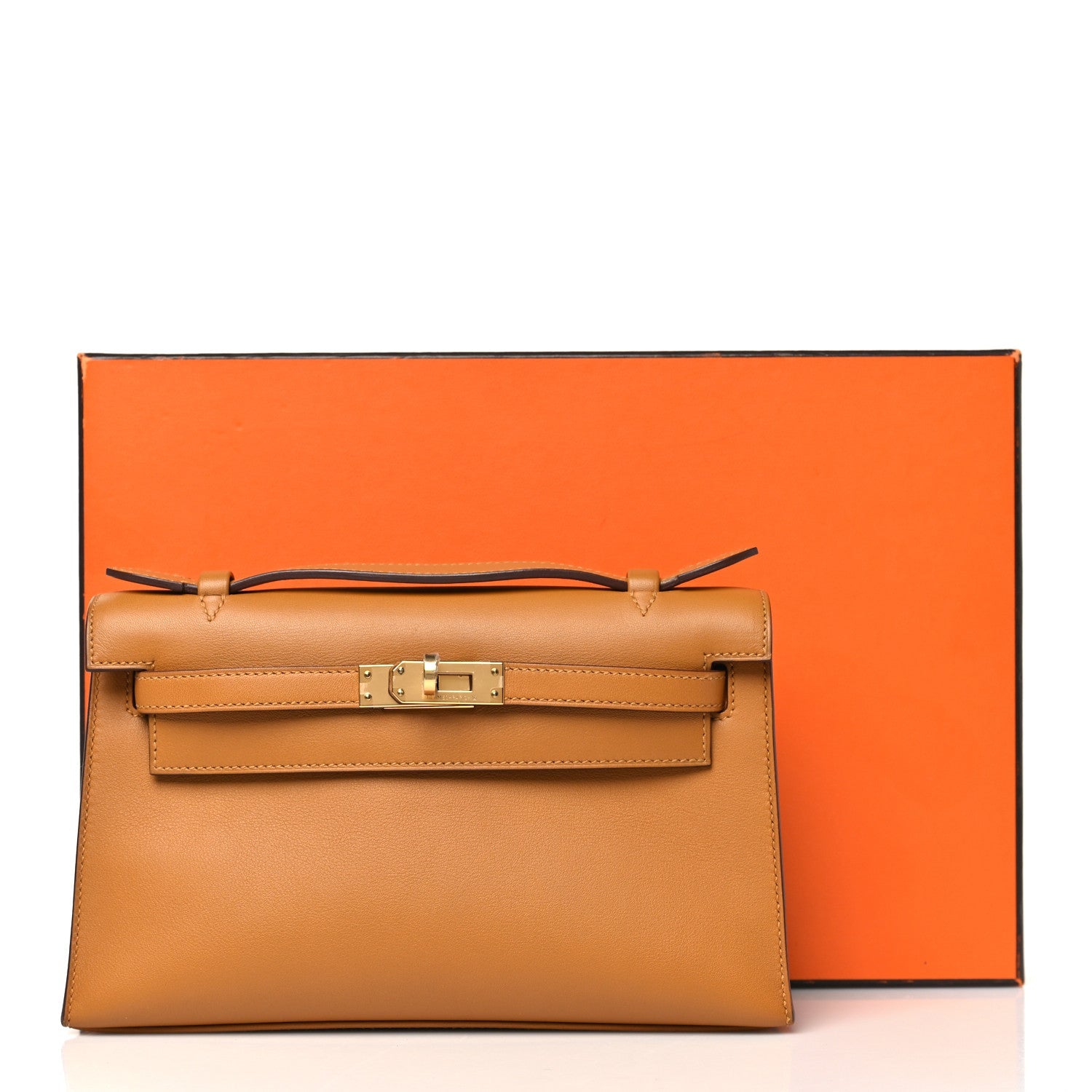 Swift Kelly Pochette Clutch Sesame