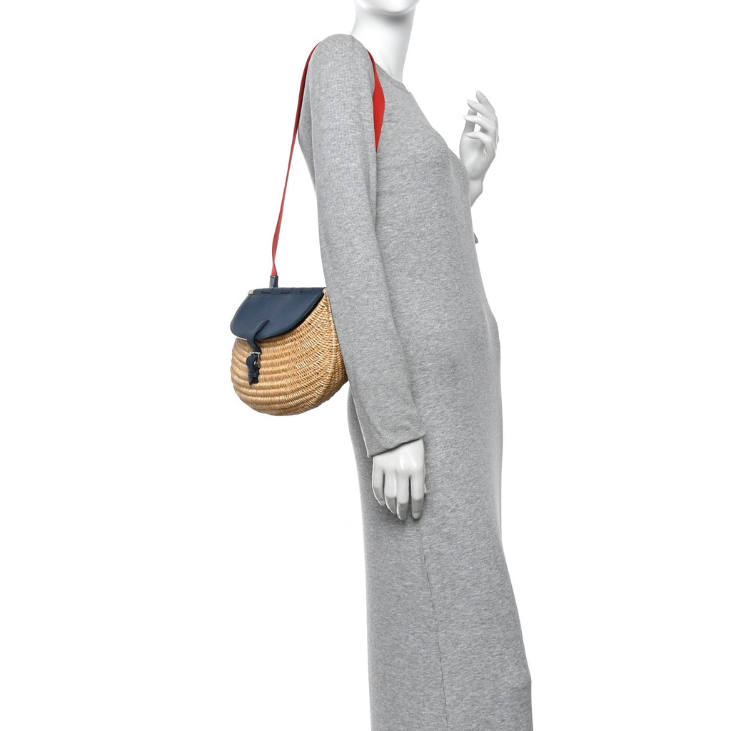 Swift Wicker Picnic Fishing Bag Bleu de Prusse