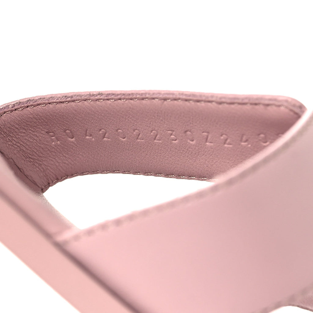 Calfskin Oran Sandals 37 Rose Cancan