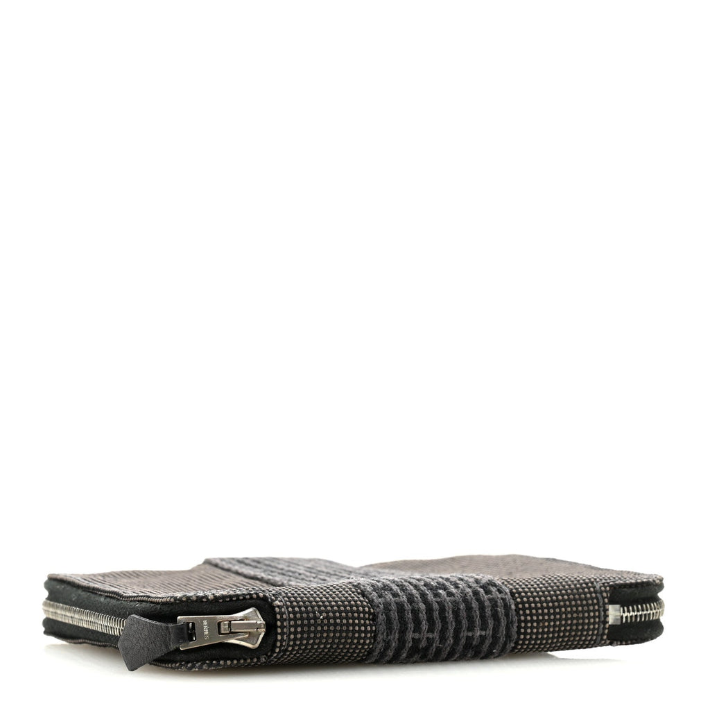 Canvas Herline Zip Wallet Grey