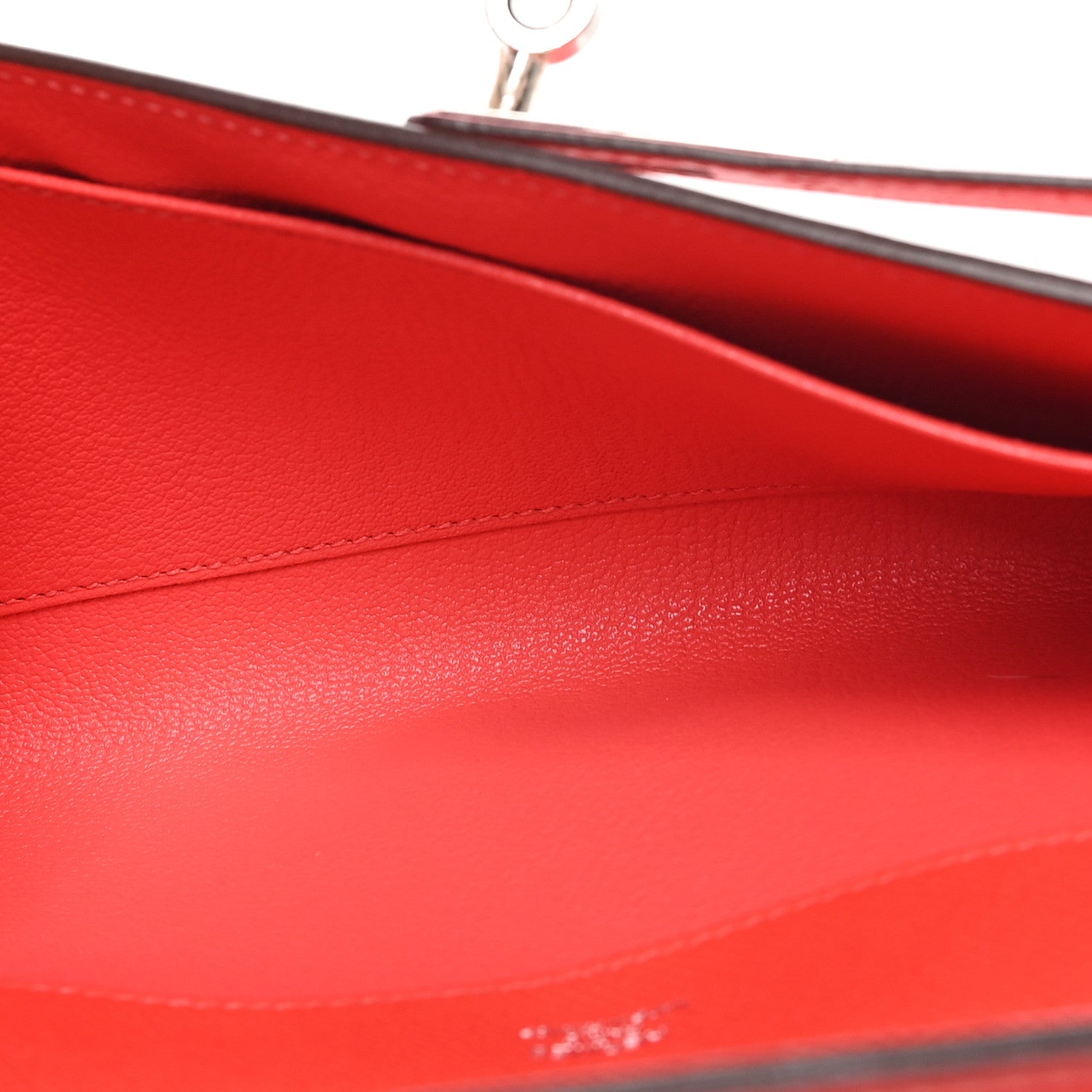 Epsom Kelly Cut Clutch Pochette Rose Jaipur