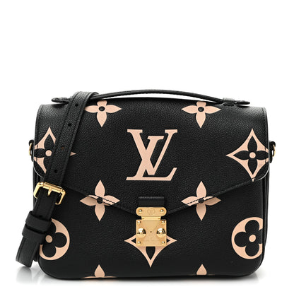 Empreinte Monogram Giant Pochette Metis Black Beige Black Beige