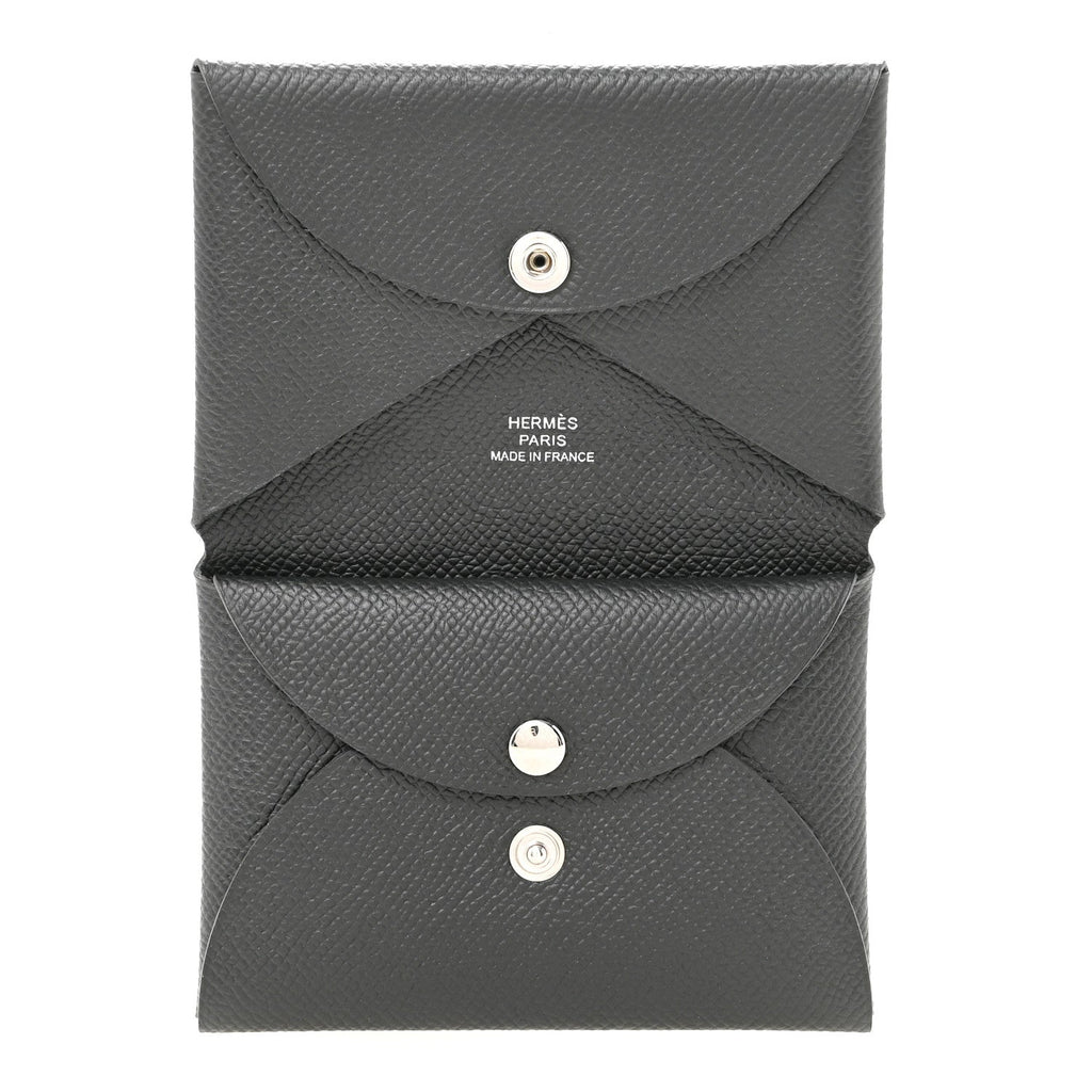 Epsom Calvi Duo Card Case Black