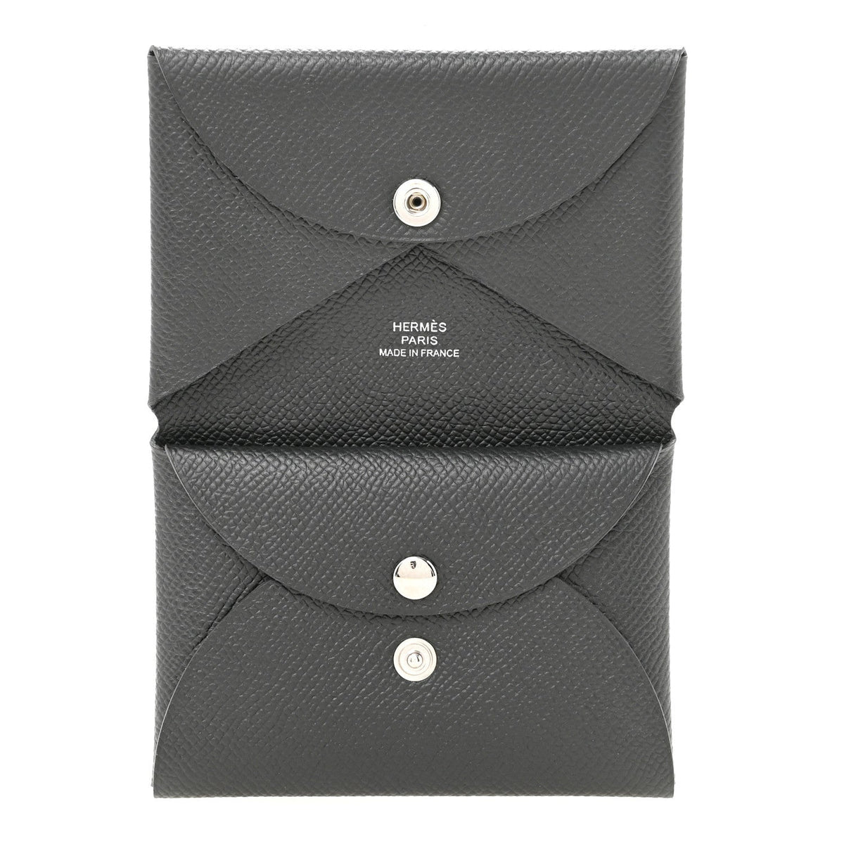 Epsom Calvi Duo Card Case Black