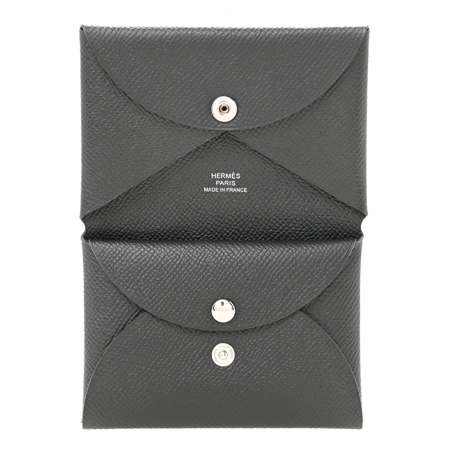 Epsom Calvi Duo Card Case Black