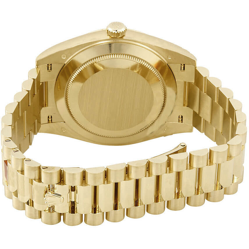 Rolex Day-Date 36 Fluted Bezel Gold Watch 118238