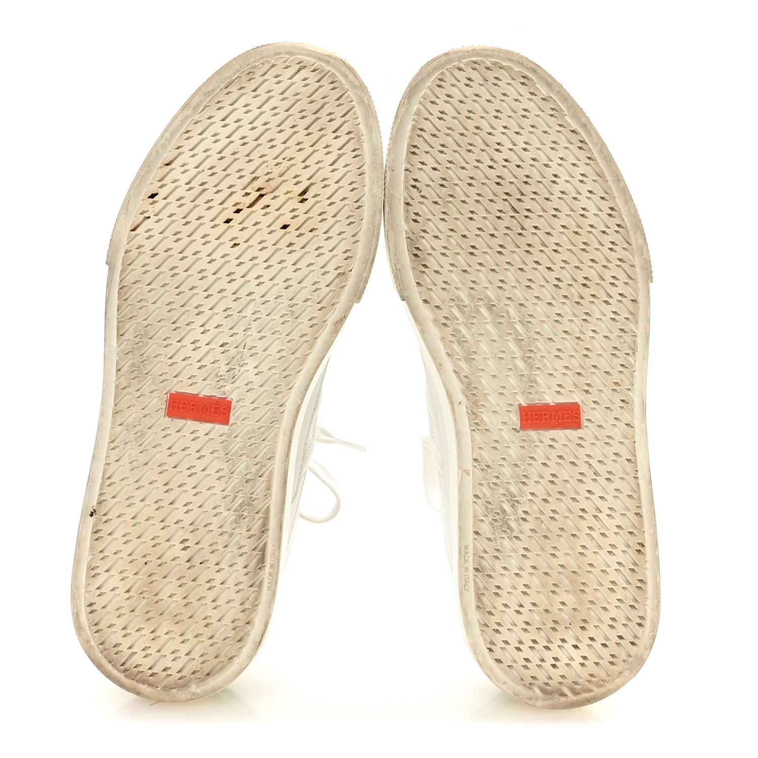 Crocodile Calfskin Deep Sneakers 37.5 White Vert Jade