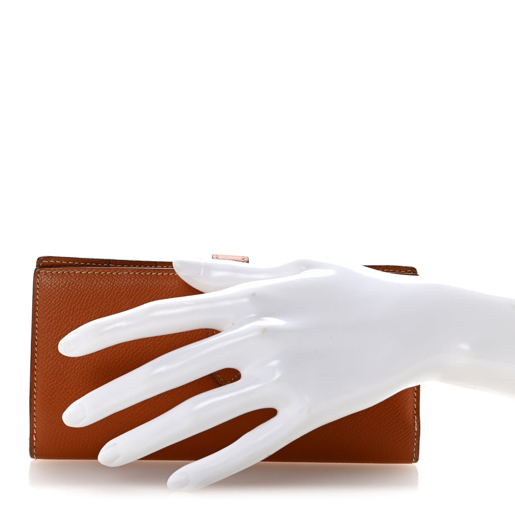 Epsom Bearn Gusset Wallet Gold