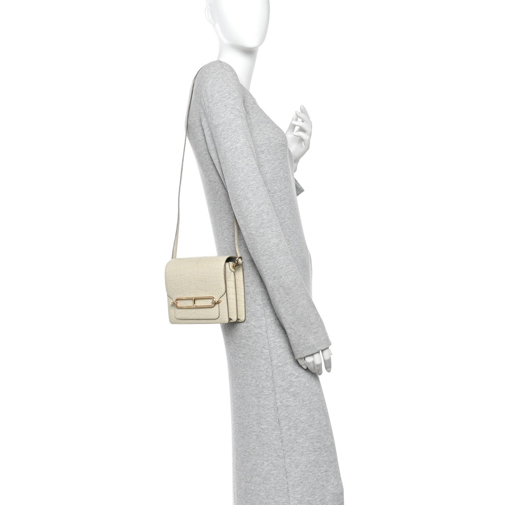 Matte Alligator Mini Sac Roulis Beton
