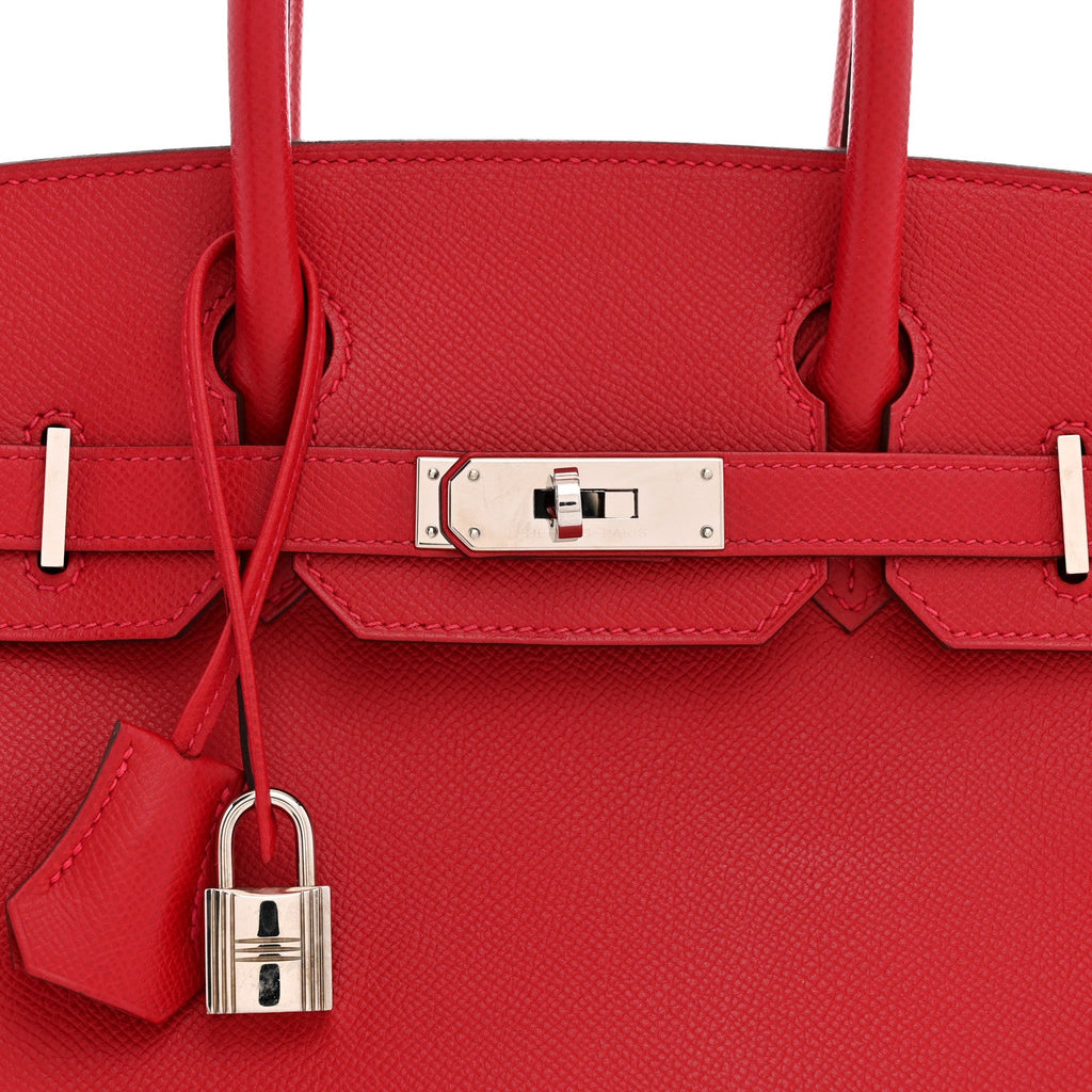 Epsom BIRKIN 30 Rouge Casaque