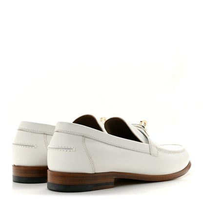 Calfskin Womens Destin Loafers 38 White