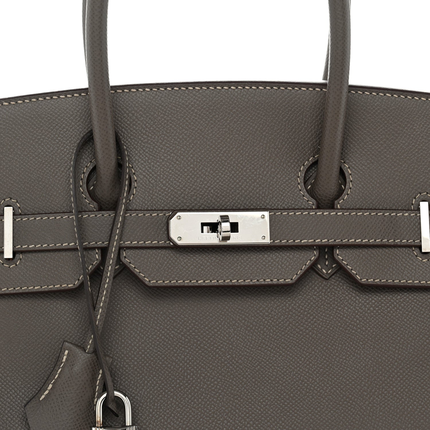 Epsom Candy Birkin 35 Etain Bleu Thalassa