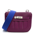 Veau Swift Mini Sac Berline Anemone Bleu Electrique