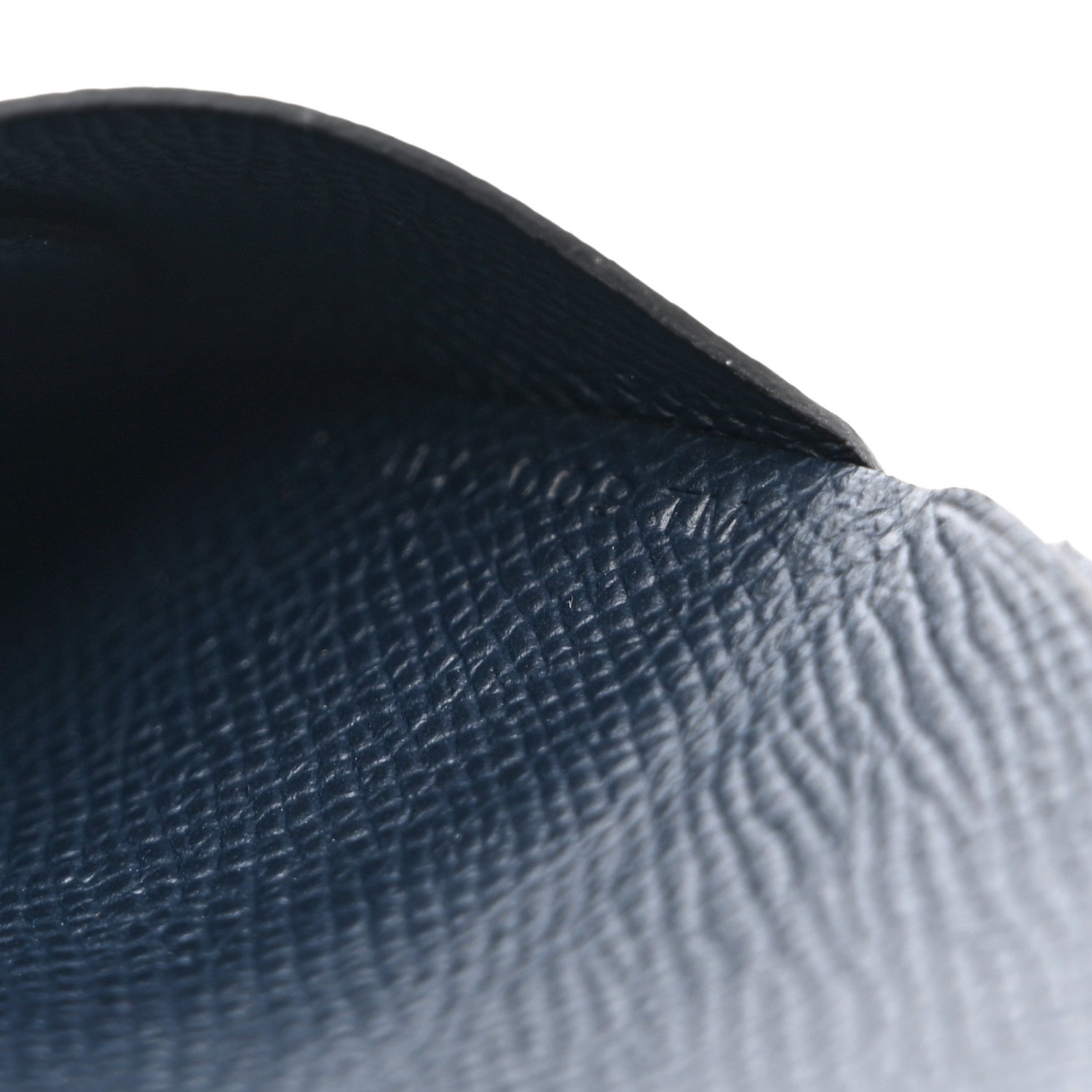 Epsom Verso Calvi Duo Card Case Bleu Indigo
