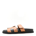 Calfskin Womens Chypre Sandals 40 Naturel