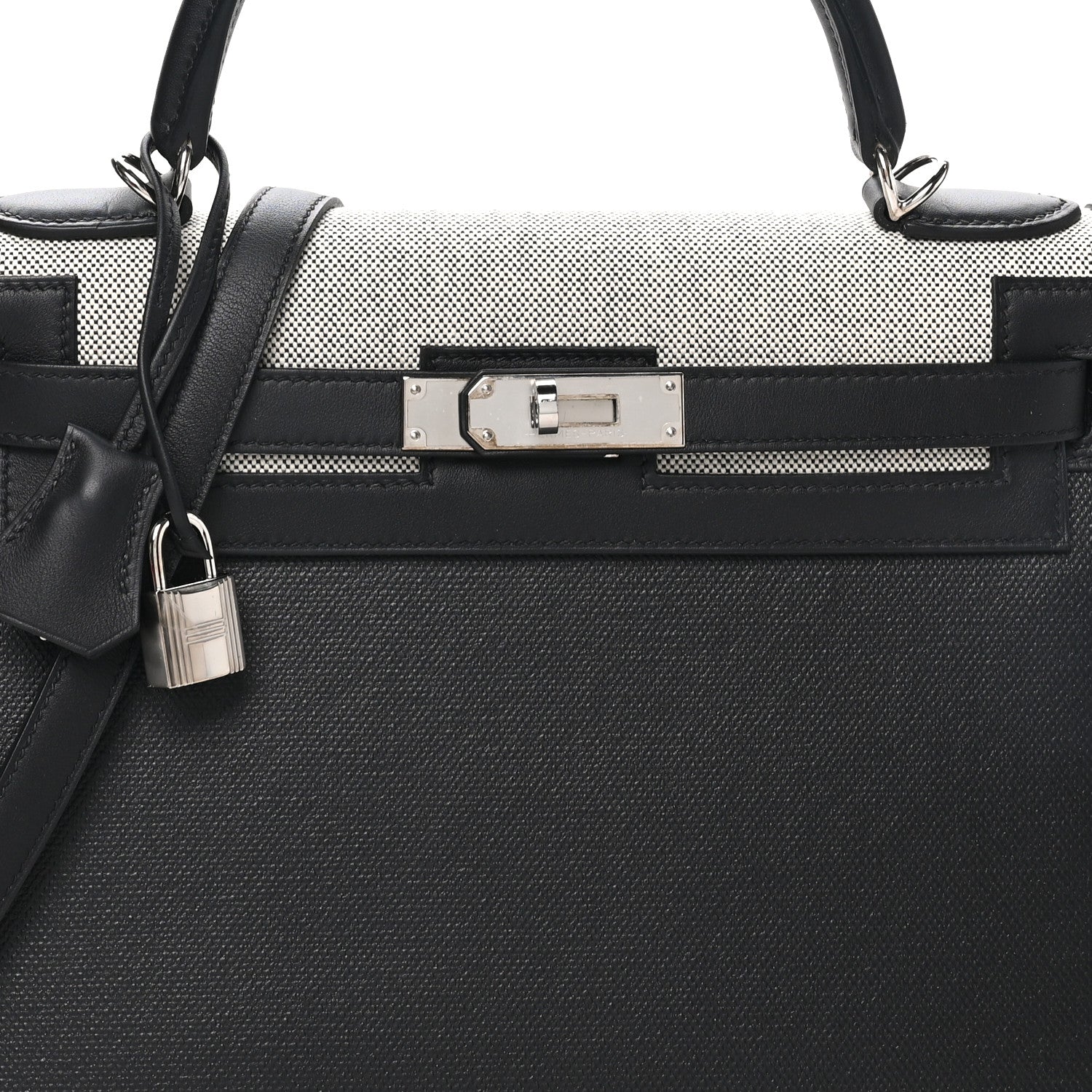 Berline Toile Swift Kelly Sellier 32 Black Ecru