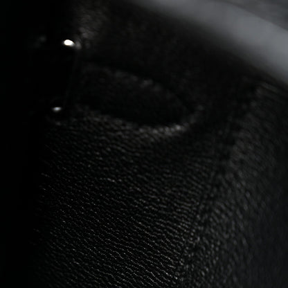 Shiny Alligator Kelly Wallet To Go Black
