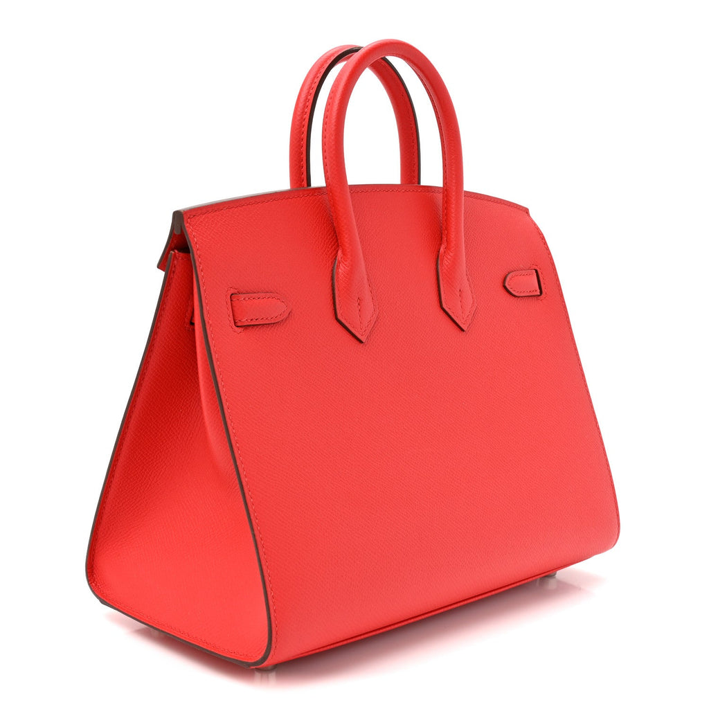 Epsom Birkin Sellier 25 Rouge De Coeur