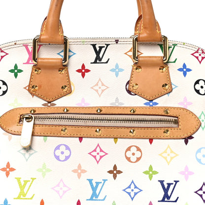 Monogram Multicolor Alma PM White