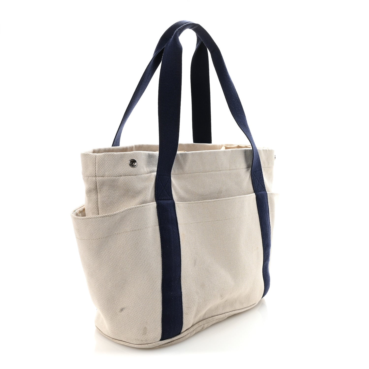 H Canvas Cabriole Nappy Bag Gris Perle