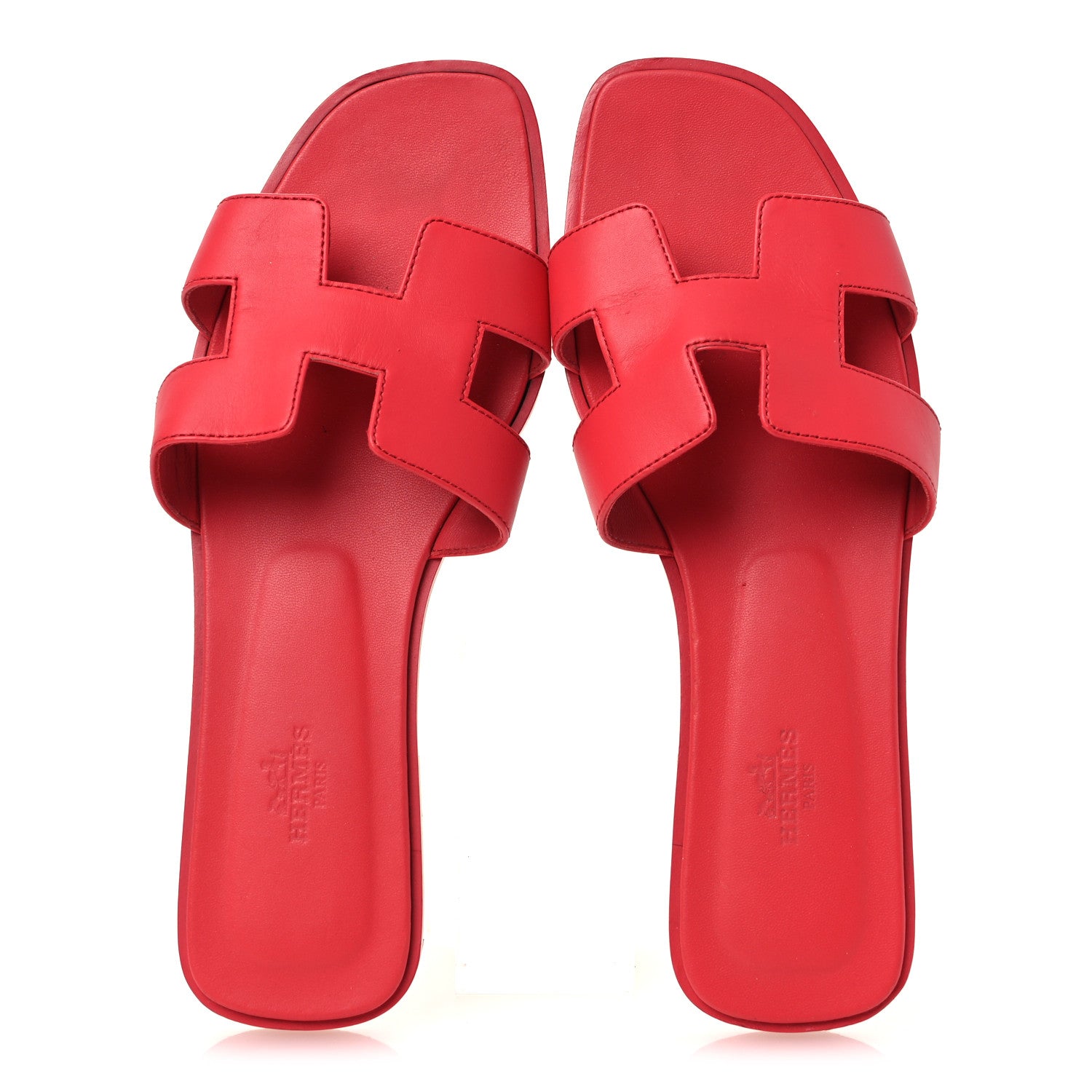 Box Calfskin Oran Sandals 39 Rouge Jaipur