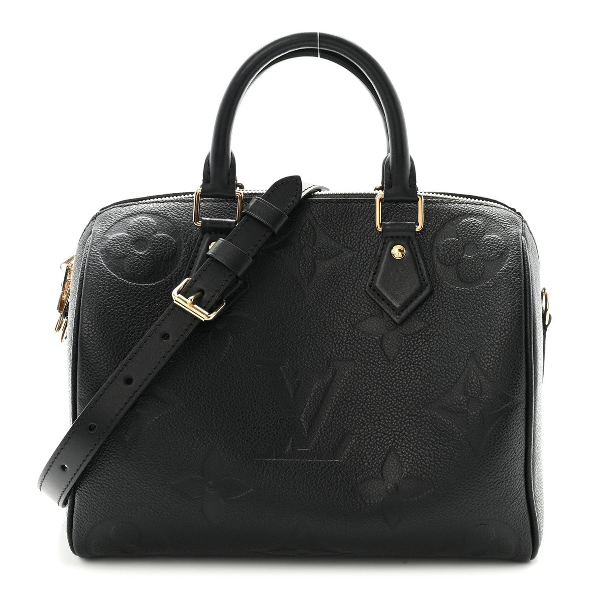 Empreinte Monogram Giant Speedy Bandouliere 25 Black
