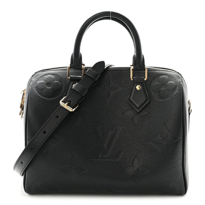 Empreinte Monogram Giant Speedy Bandouliere 25 Black