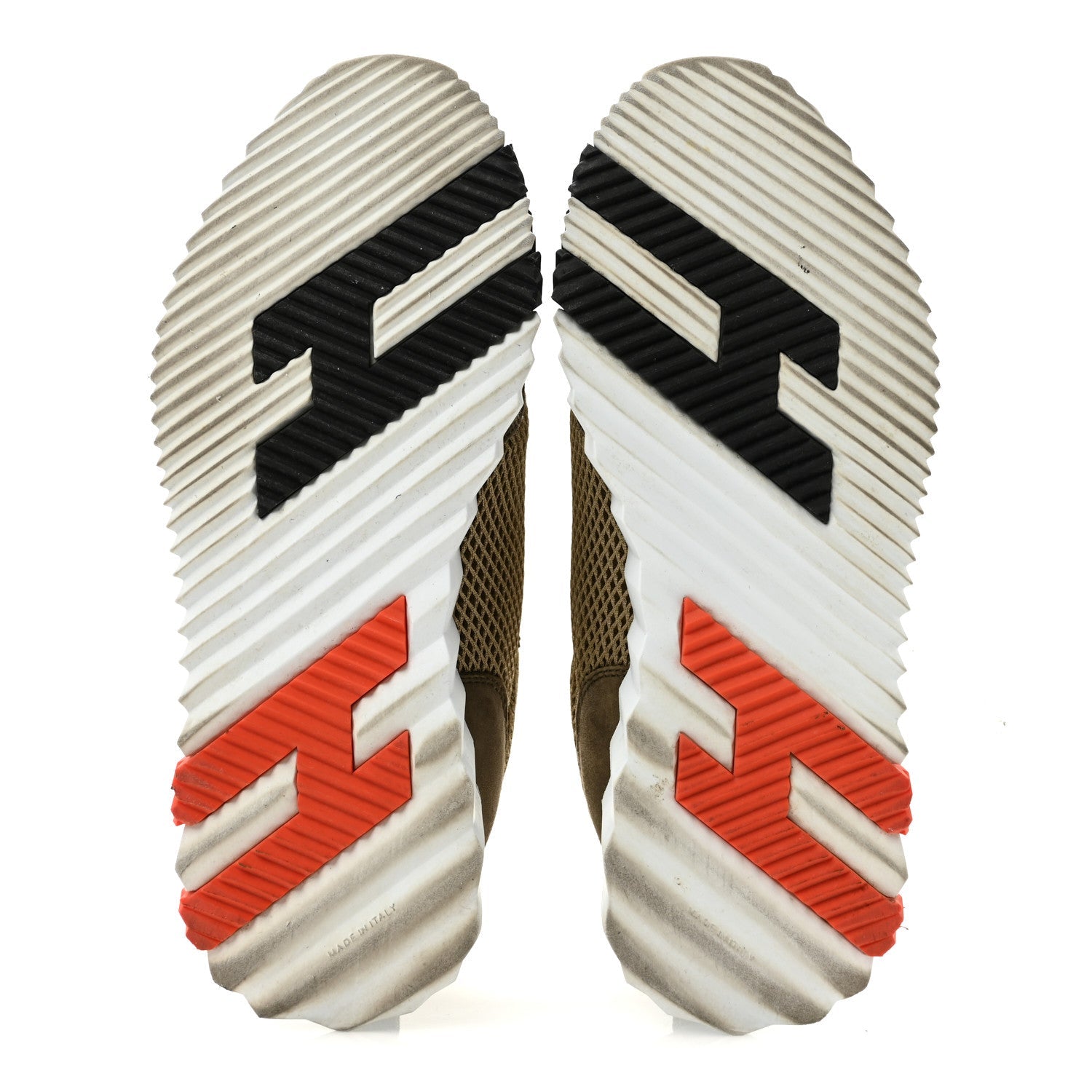 Air Mesh Suede Goatskin Bouncing Sneakers 37 Vert Toundra